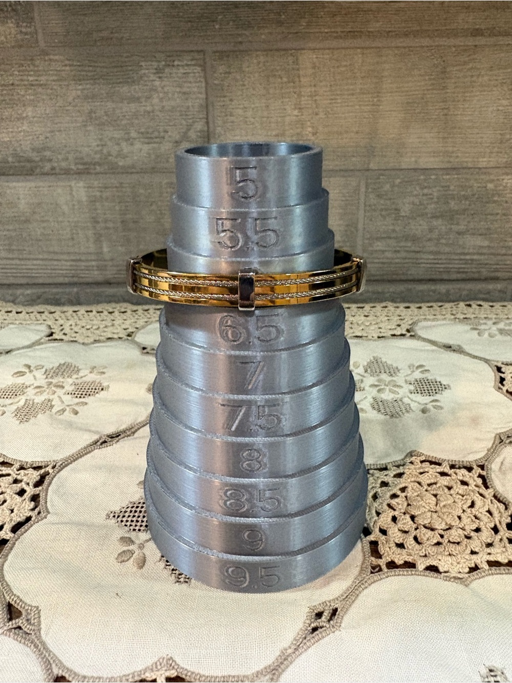 Artizan Joyeria Two Tone Bangle - Picture 6 of 8